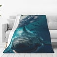 thumbnail image 1 of Sikiie Airplane Shark Ultra-Soft Micro flannel Blanket Luxury All Seasons Warm Blanket for Bedding Sofa and Travel (4 sizes)-50"x40", 1 of 7