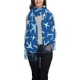 thumbnail image 1 of Sikiie Airplanes in the Sky Shawl Wraps Big Scarf Tassel Fall Winter Thick Scarf Warm Shawl Women Fall Gifts, 1 of 8