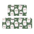 thumbnail image 1 of Sikiie Alpaca Faces Kitchen Mat 2 PCS Cushioned Kitchen Rug, Waterproof Non-Slip Kitchen Mats for Kitchen, Floor Home, Sink, Laundry, 1 of 6