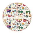 thumbnail image 1 of Sikiie Alpaca Flower Nativity Christmas Tree Skirt, Jesus Christian Winter Holiday Tree Mat Decoration(30-48IN)30", 1 of 6