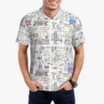 thumbnail image 1 of Sikiie America Landmarks2 Print Men's Short-sleeved POLO Shirts, Button-down Shirts and T-shirts are Suitable for Vacation, Leisure and Business-Small, 1 of 6