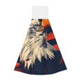 thumbnail image 1 of Sikiie American Bald Eagle A Hand Towel with Loop Hanging Towel Absorbent Tie Towels for Kitchen Tea Bar Bathroom Decor, 1 of 7