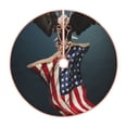 thumbnail image 1 of Sikiie American Flag Christmas Tree Skirt, Christmas Tree Decorations, Christmas Decor, Tree Mat Decoration(30-48IN)-36", 1 of 6