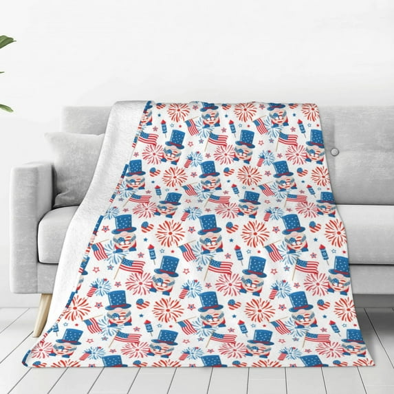 Sikiie American Gnomes Ultra-Soft Micro flannel Blanket Luxury All Seasons Warm Blanket for Bedding Sofa and Travel (4 sizes)-40"x30"