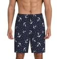 thumbnail image 1 of Sikiie Anchor Mens Pajama Shorts, Lightweight Lounge Pant with Pockets Soft Sleep Pj Shorts for MenXX-Large, 1 of 6