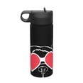 thumbnail image 1 of Sikiie Animal Bulldog French Print 18OZ Insulated Straw Cup, Portable Leak-proof Sports Water Bottle, Stainless Steel Water Cup Suitable for Home and Outdoor, 1 of 8