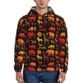 thumbnail image 1 of Sikiie Animal Men's Hoodie, Essentials Hoodie, Sweatshirt, Pullover Hooded Sweatshirt for Men-X-Large, 1 of 7