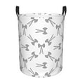 thumbnail image 1 of Sikiie Antenna Icon Print Round Dirty Clothes Basket, Waterproof Standing Foldable Storage Basket, for Laundry Room, Bedroom, Bathroom Storage-Small, 1 of 6