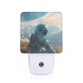 thumbnail image 1 of Sikiie Astronaut Contemplating Planet Led Night Light, Warm White,Cool White Lights for Bathroom,Hallway,Bedroom, Kids Room-US, 1 of 7