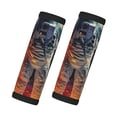 thumbnail image 1 of Sikiie Astronaut Cosmic Rainbow Luggage Handle Wraps for Suitcases Travel Accessories(2 Pack), 1 of 9