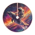 thumbnail image 1 of Sikiie Astronaut Dolphin Nativity Christmas Tree Skirt, Jesus Christian Winter Holiday Tree Mat Decoration(30-48IN)48", 1 of 6