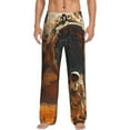 thumbnail image 1 of Sikiie Astronaut Exploring Mars Pajama Pants Men, PJ Bottoms, Sleep & Lounge Pants-Small, 1 of 6