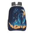 thumbnail image 1 of Sikiie Astronaut In A Space Suit On The Planet Clear Backpack, Transparent Bookbag for School for Women Men, Capacity Clear Bag for College, Travel, 1 of 7