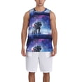 thumbnail image 1 of Sikiie Astronauts Start Running Basketball Jersey Reversible Men's Mesh Athletic Sports Shirts Training Practice S-4XL4X-Large, 1 of 6