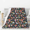 thumbnail image 1 of Sikiie Autumn Forest Cozy Flannel Fleece Throw Blanket: Lightweight & Thick for All Seasons - Perfect for Women, Men, & Kids"80"x60", 1 of 6