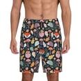 thumbnail image 1 of Sikiie Autumn Forest Mens Pajama Shorts, Lightweight Lounge Pant with Pockets Soft Sleep Pj Shorts for Men4X-Large, 1 of 6