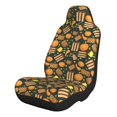 thumbnail image 1 of Sikiie Autumn Harvest Pumpkin Basket Car Seat Covers 2PCs Front Car Seat Covers Universal fit for Most Cars SUVs and Trucks-2 PCS, 1 of 9