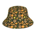 thumbnail image 1 of Sikiie Autumn Harvest Pumpkin Basket Reflective Double-Sided Bucket Hat, Sun Hat, for Gardening, Beaching, Camping, Hiking, Fishing, 1 of 6