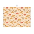 thumbnail image 1 of Sikiie Autumn Mushrooms Dish Drying Mat, Kitchen Counter Mat, Self Drying Mat for Kitchen Counter Dish Drying Pad ,for Dishes, Utensils, Pots and Pans（24" x 18"）, 1 of 7
