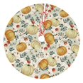 thumbnail image 1 of Sikiie Autumn Pumpkins Leaves 30-48 inches {designName} Print Christmas Tree Skirt Snowman Xmas Tree Skirt with Edge Christmas Decorations for Holiday Party36", 1 of 7