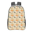 thumbnail image 1 of Sikiie Autumn With Hedgehog Clear Backpack, Transparent Bookbag for School for Women Men, Capacity Clear Bag for College, Travel, 1 of 7