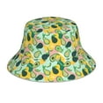 thumbnail image 1 of Sikiie Avocado Reflective Double-Sided Bucket Hat, Sun Hat, for Gardening, Beaching, Camping, Hiking, Fishing, 1 of 6