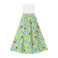 thumbnail image 1 of Sikiie Avocado and Hearts Hand Towel with Loop Hanging Towel Absorbent Tie Towels for Kitchen Tea Bar Bathroom Decor, 1 of 7