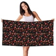 thumbnail image 1 of Sikiie BBQ Beach Towel for Women Men, Pool Bath Beach Camping Beach Towel Adult Blanket for Travel Swim 27.5"x 55", 1 of 6