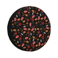 thumbnail image 1 of Sikiie BBQ PVC Leather Spare Tire Wheel Cover Spare Tire Cover, for Car Truck SUV Camper Trailer Universal Fit(14-17in)-17 inch, 1 of 6