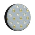 thumbnail image 1 of Sikiie Baby Elephant Giraffe PVC Leather Spare Tire Wheel Cover Spare Tire Cover, for Car Truck SUV Camper Trailer Universal Fit(14-17in)-15 inch, 1 of 6