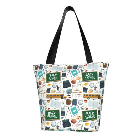 Sikiie Back To School A Shoulder Bag Casual Hobo Crossbody Tote Bag for Women and Men Large Purse Messenger Bag Travel Work