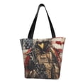 thumbnail image 1 of Sikiie Bald Eagle Soldier Shoulder Bag Casual Hobo Crossbody Tote Bag for Women and Men Large Purse Messenger Bag Travel Work, 1 of 6