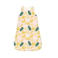 Sikiie Banana With Leaves Baby Sleep Sack, Baby Sleeping Bag with Two