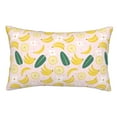 thumbnail image 1 of Sikiie Banana With Leaves Pillow Covers, Throw Pillow Case Cushion Covers,Cushion for Bedroom,Couch,Home-20"x30", 1 of 6