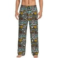 thumbnail image 1 of Sikiie Barbeque Mens Pajama Pants Sleep & Lounge Pants, PJ Bottoms With elastic waistb and Pockets Large, 1 of 6