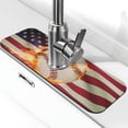 thumbnail image 1 of Sikiie Baseball Ball With Flag Splash Guard for Sink Faucet-1 PC Super Absorbent Fast Drying Mat Sink Gadgets-Splash Guard for Kitchen, Sink Mat, 1 of 7