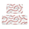 thumbnail image 1 of Sikiie Baseballs Kitchen Mat 2 PCS Cushioned Kitchen Rug, Waterproof Non-Slip Kitchen Mats for Kitchen, Floor Home, Sink, Laundry, 1 of 6