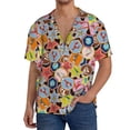 thumbnail image 1 of Sikiie Beach Life Men's Wrinkle Free Untucked Cuban Shirt Business Casual Button Down Shirts Short Sleeve ShirtXX-Large, 1 of 5
