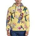 thumbnail image 1 of Sikiie Beautiful Bright Birds And Flowers Men's Hoodie, Essentials Hoodie, Sweatshirt, Pullover Hooded Sweatshirt for Men-Small, 1 of 7