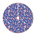 thumbnail image 1 of Sikiie Beautiful Koi Fish Nativity Christmas Tree Skirt, Jesus Christian Winter Holiday Tree Mat Decoration(30-48IN)30", 1 of 6