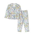 thumbnail image 1 of Sikiie Beautiful wild flower forest Pajamas Set Long Sleeve Sleepwear Womens Button Down Nightwear Pj Sets-Medium, 1 of 7