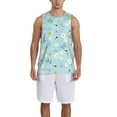 thumbnail image 1 of Sikiie Bee Flower Basketball Jersey Reversible Men's Mesh Athletic Sports Shirts Training Practice S-4XLXX-Large, 1 of 6