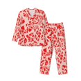 thumbnail image 1 of Sikiie Beef1 Mens Pajama Set, Soft Warm Long Sleeve Sleepwear, Cozy Button-Down Pjs for Men-X-Large, 1 of 7