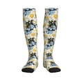 thumbnail image 1 of Sikiie Bees Collecting Nectar 1 Pairs Compression Socks for Men and Women 15-20 mmHg Running Support Socks, 1 of 7