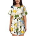 thumbnail image 1 of Sikiie Bees Collecting Nectar Womens Pajama Sets Short Sleeve Top With Pants Sleepwear 2 Piece Lounge Set3X-Large, 1 of 6