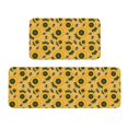thumbnail image 1 of Sikiie Bees and Sunflowers Kitchen Mat 2 PCS Cushioned Kitchen Rug, Waterproof Non-Slip Kitchen Mats for Kitchen, Floor Home, Sink, Laundry, 1 of 6