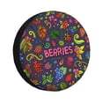 thumbnail image 1 of Sikiie Berry Fruits PVC Leather Spare Tire Wheel Cover Spare Tire Cover, for Car Truck SUV Camper Trailer Universal Fit(14-17in)-17 inch, 1 of 6