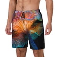 thumbnail image 1 of Sikiie Bioluminescent Underwater Flower Print Men's Double Layer Swimming Trunks, Adjustable Waistband and Pockets Sports Swimming Trunks, Beach Swimwear-Large, 1 of 6