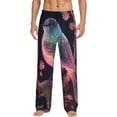 thumbnail image 1 of Sikiie Bird 1 Mens Pajama Pants Sleep & Lounge Pants, PJ Bottoms With elastic waistb and Pockets Medium, 1 of 6