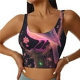 thumbnail image 1 of Sikiie Bird 1 Print Strappy Sports Bra for Women Padded Push Up Sports Bra Athletic Running Sports Bra Workout Bra Yoga Bra, 1 of 5